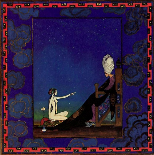 The Sultan and Scheherazade, Arabian Nights - Kay Nielsen