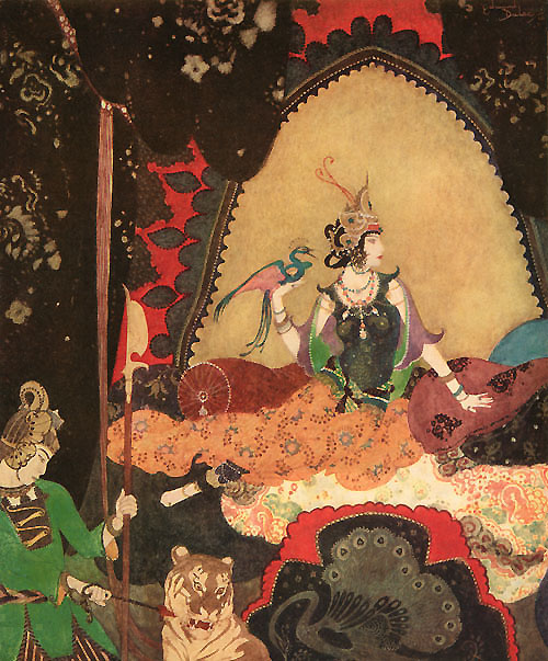 Layla - from Edmund Dulac's Picture Book for the Red Cross