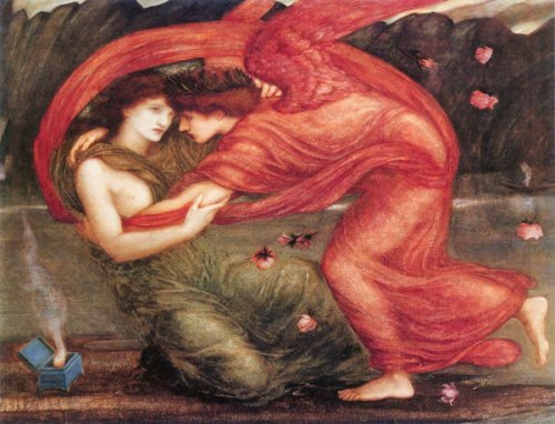 Cupid and Psyche by Edward Burne-Jones